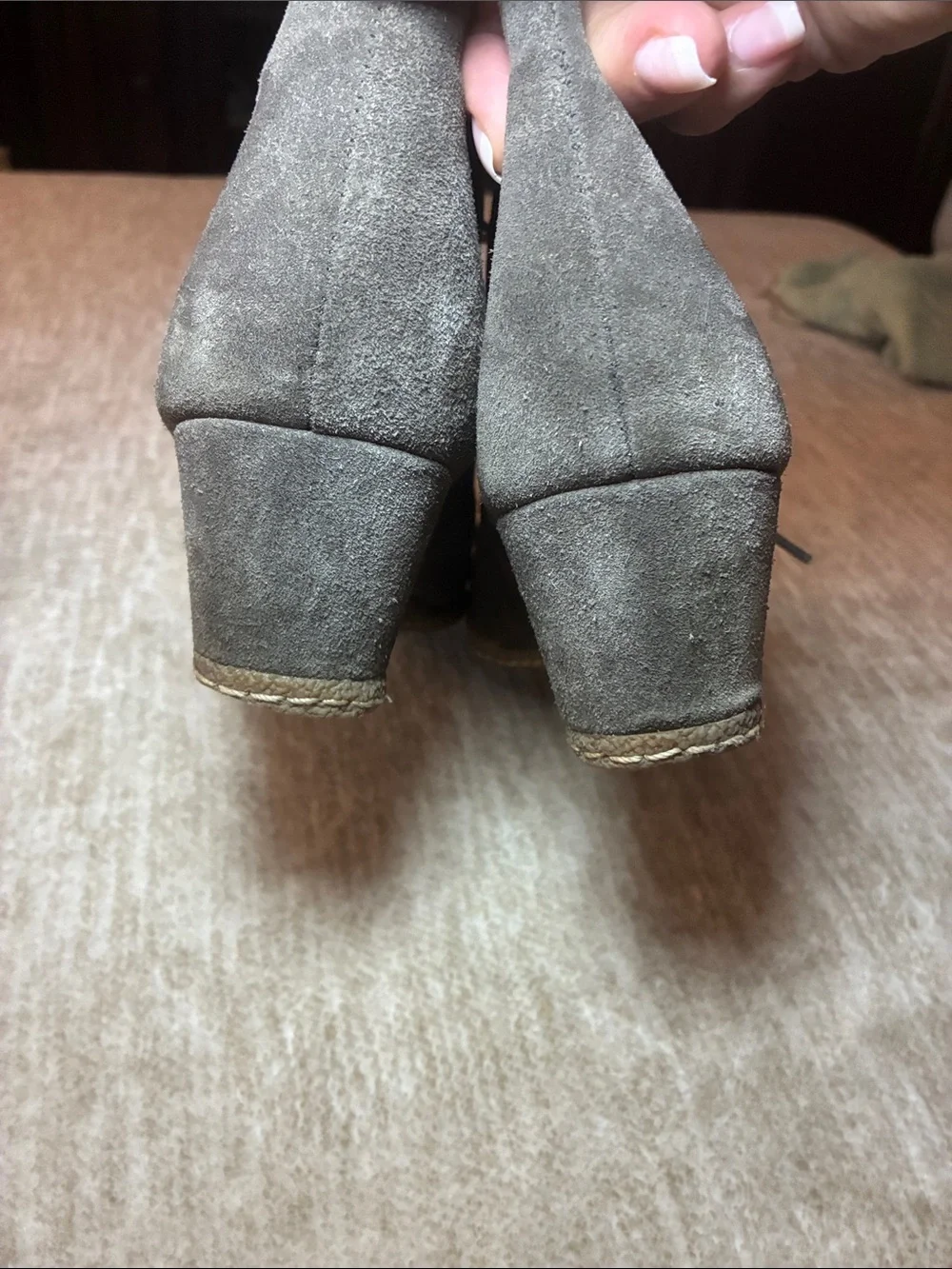 Franco Sarto suede upper